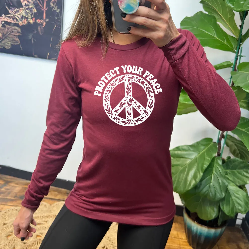 Long Sleeve Tee | Protect Your Peace