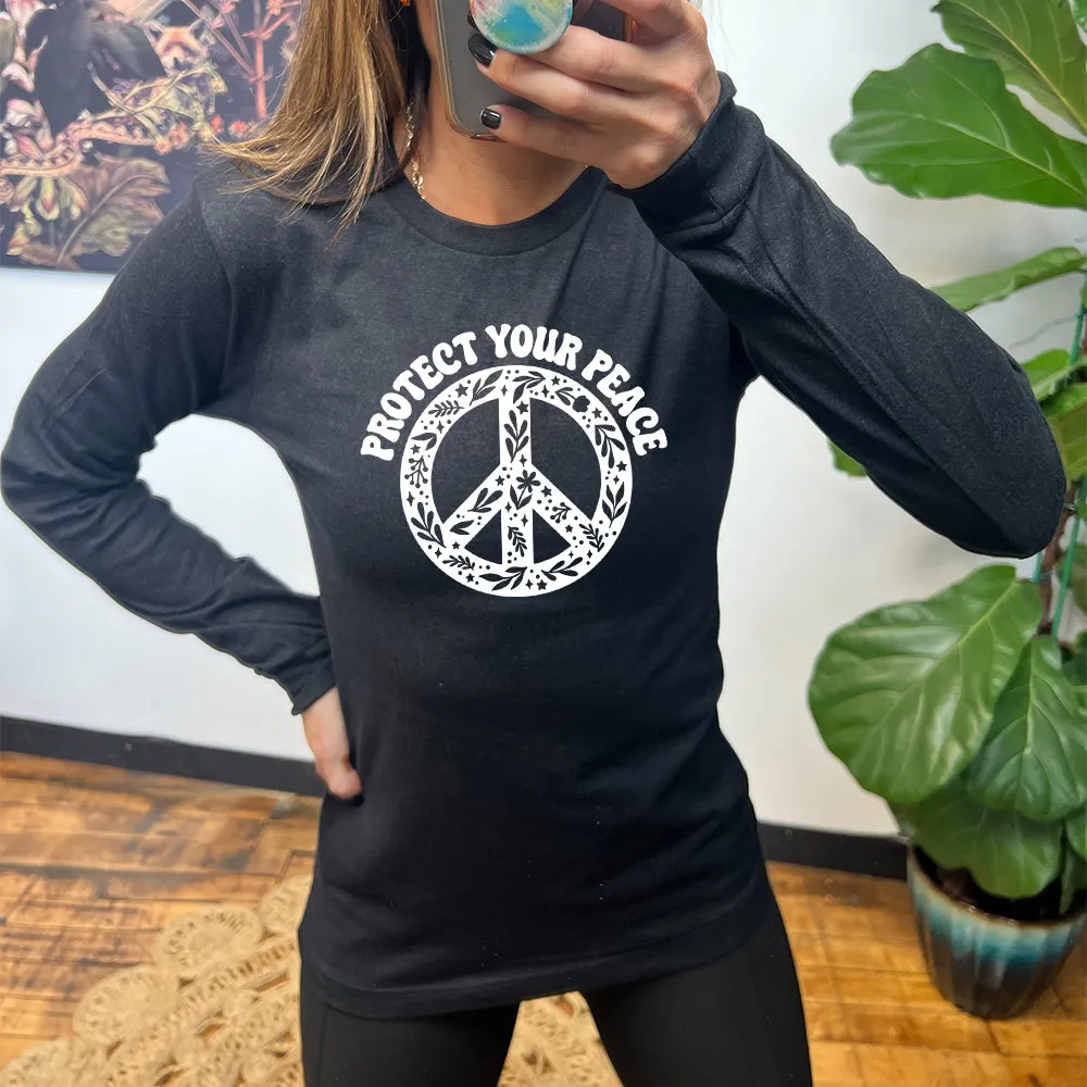 Long Sleeve Tee | Protect Your Peace