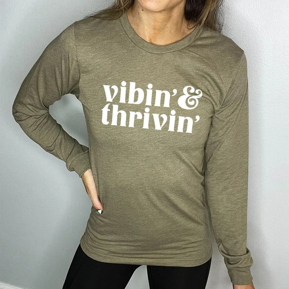 Long Sleeve Tee | Vibin & Thrivin