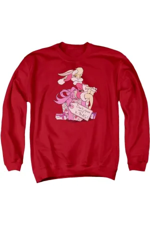 Looney Tunes Lola Present Adult Crewneck Sweatshirt