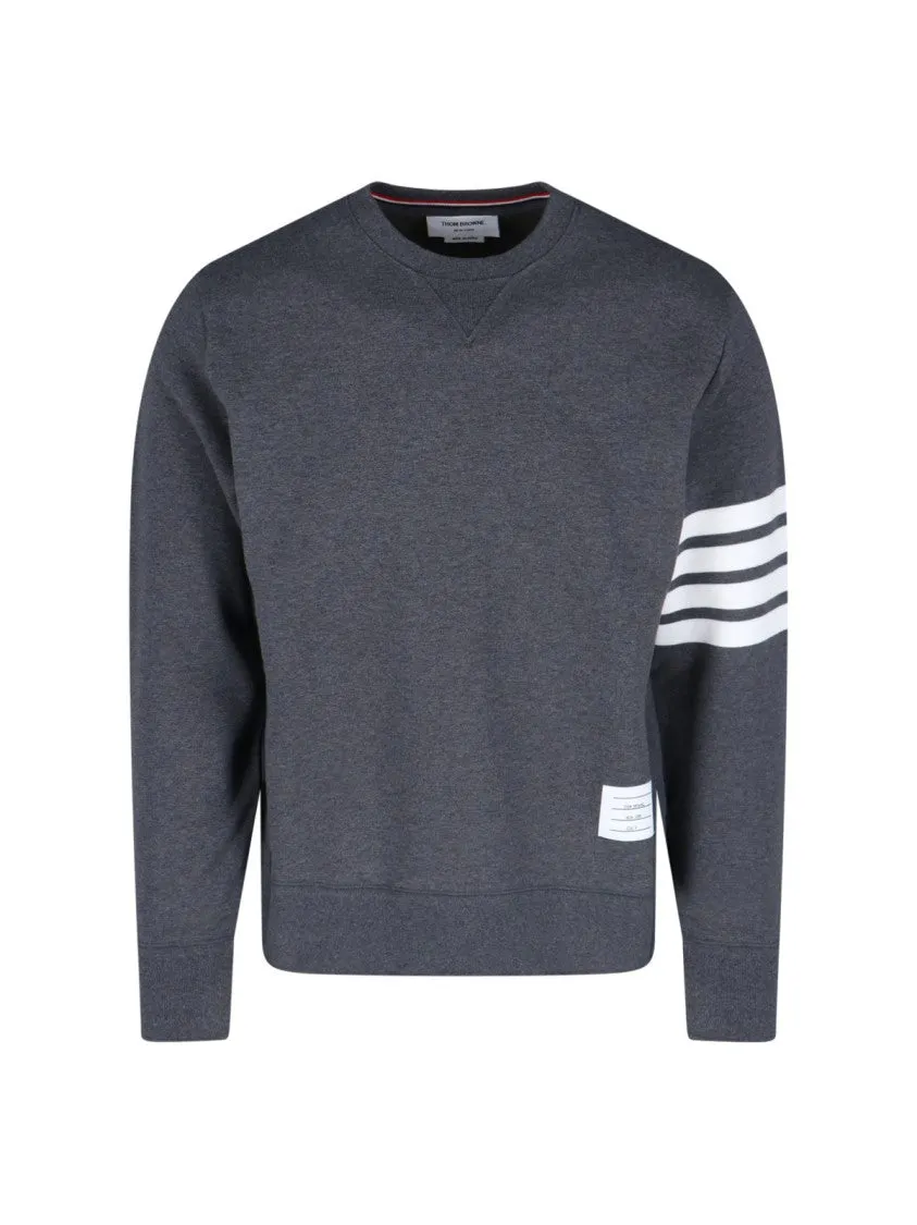 'Loopback 4-Bar' Sweatshirt  Dark Grey