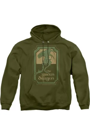 Lord Of The Rings Green Dragon Tavern Adult Pull Over Hoodie / Hooded Sweatshirt
