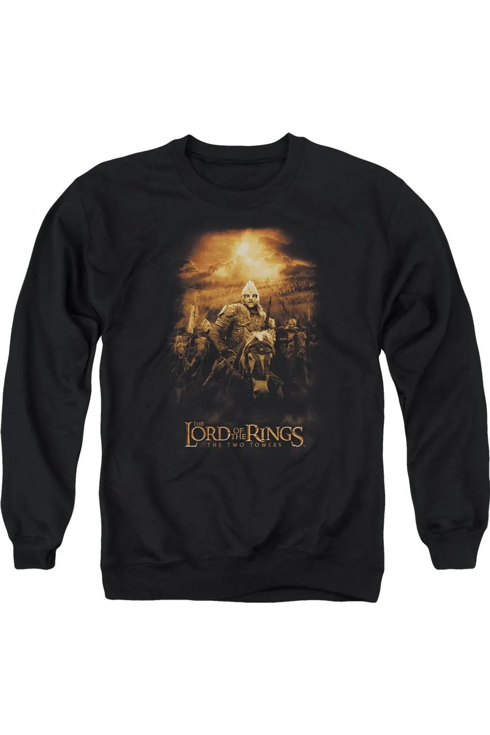 Lord Of The Rings Riders Of Rohan Adult Crewneck Sweatshirt