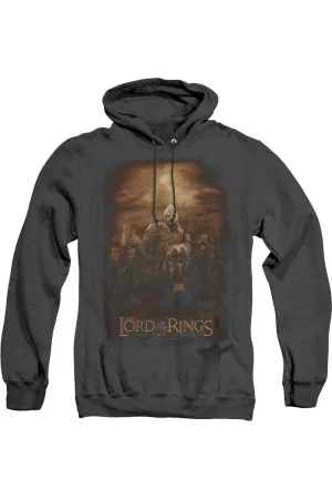 Lord Of The Rings Riders Of Rohan Adult Heather Hoodie / Hooded Sweatshirt