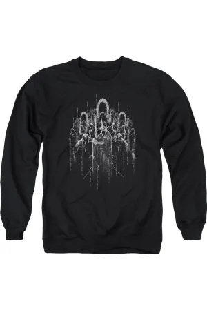 Lord Of The Rings The Nine Adult Crewneck Sweatshirt