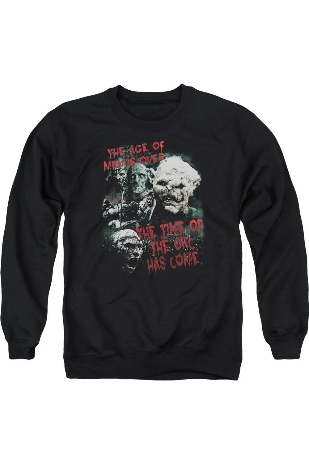 Lord Of The Rings Time Of The Orc Adult Crewneck Sweatshirt