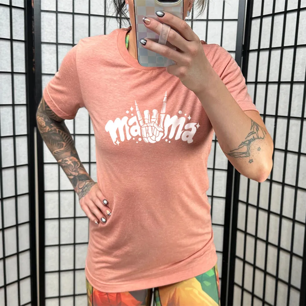 Mama Skeleton Horns Shirt Unisex