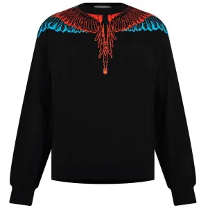Marcelo Burlon Black Wings Knit Crewneck