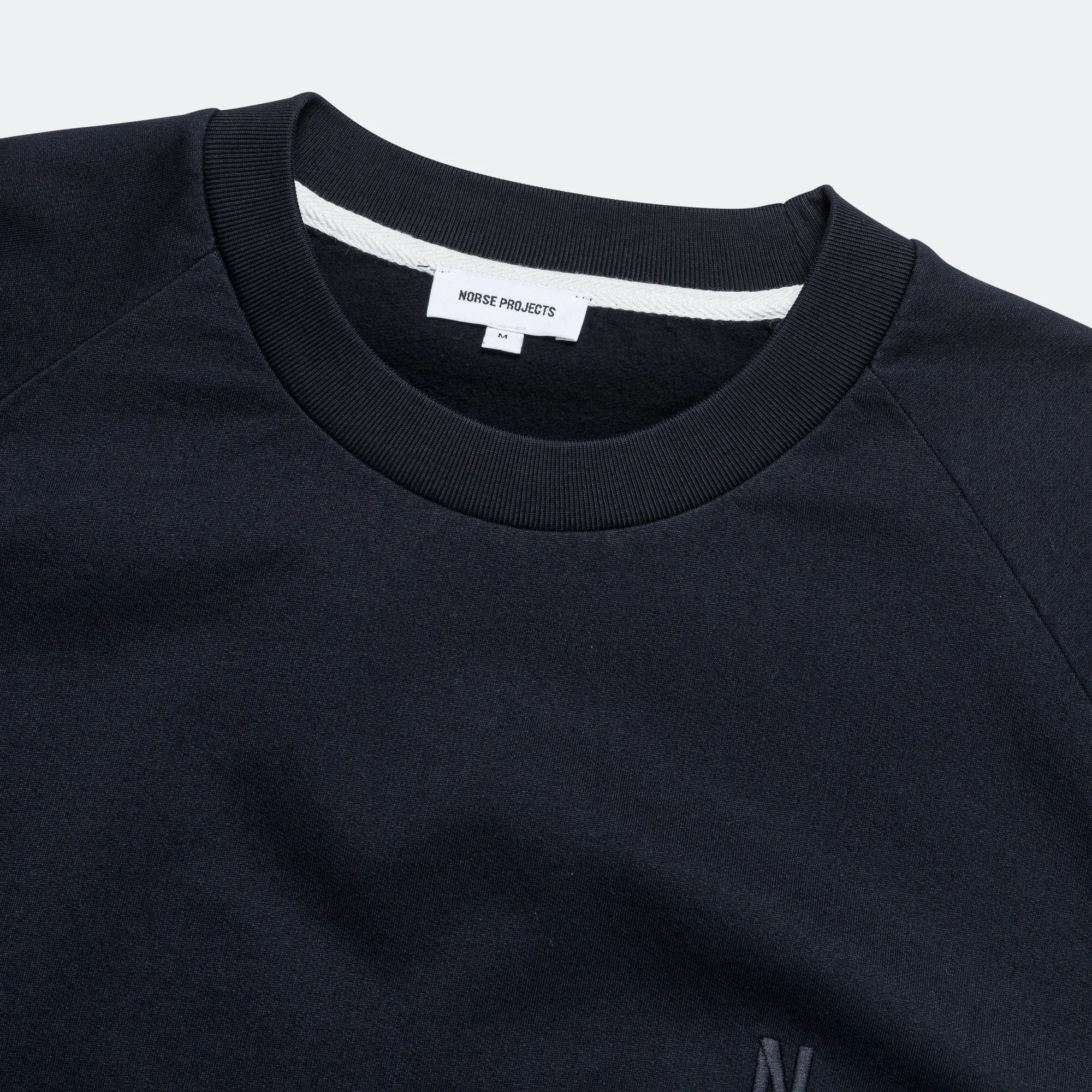 Marten Relaxed Organic Raglan Light Sweatshirt - Dark Navy