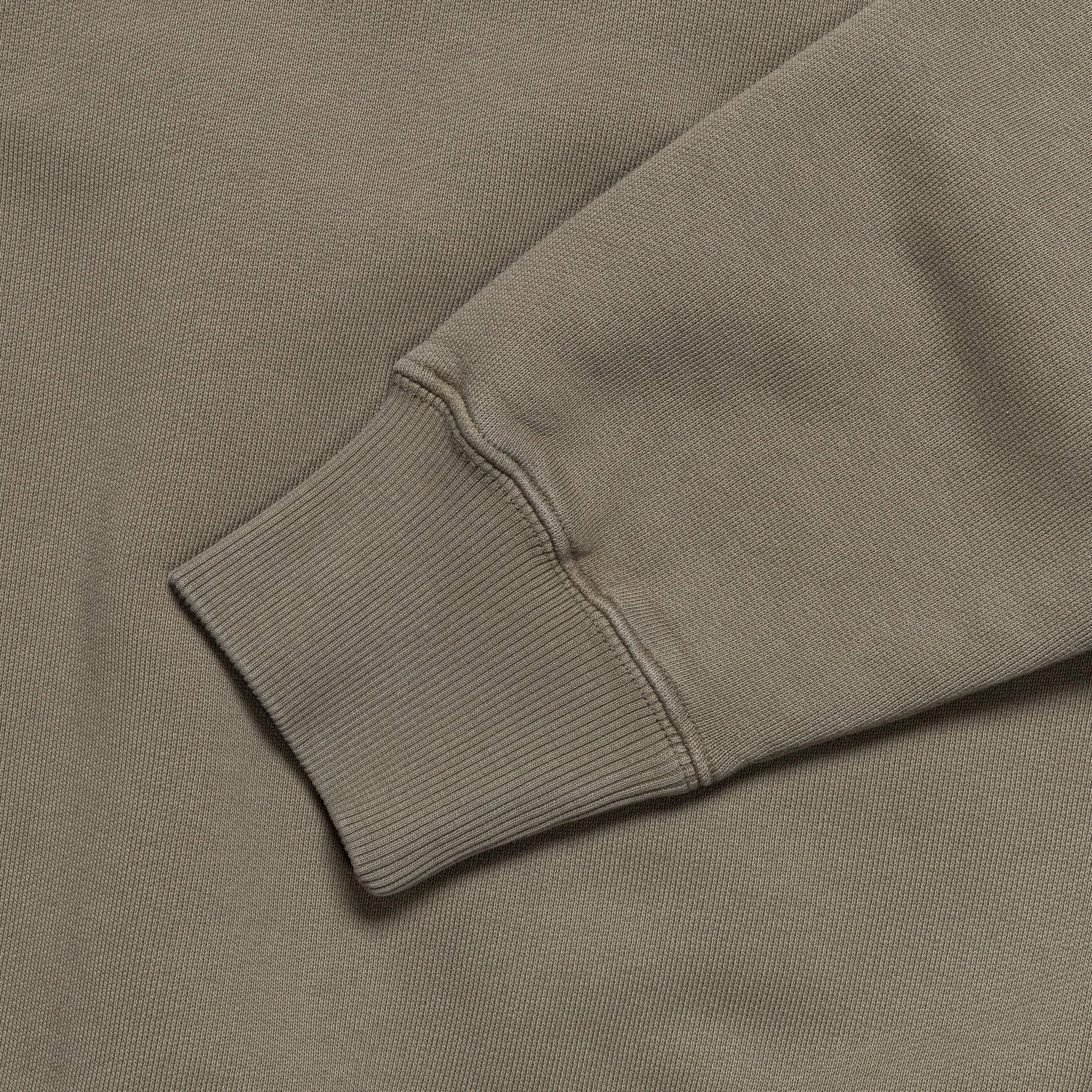 Marten Relaxed Organic Raglan Sweatshirt - Sediment Green