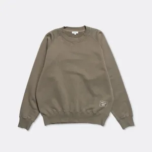 Marten Relaxed Organic Raglan Sweatshirt - Sediment Green