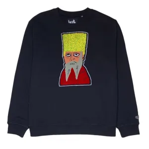 Men's Anatolian Crewneck Top In Black
