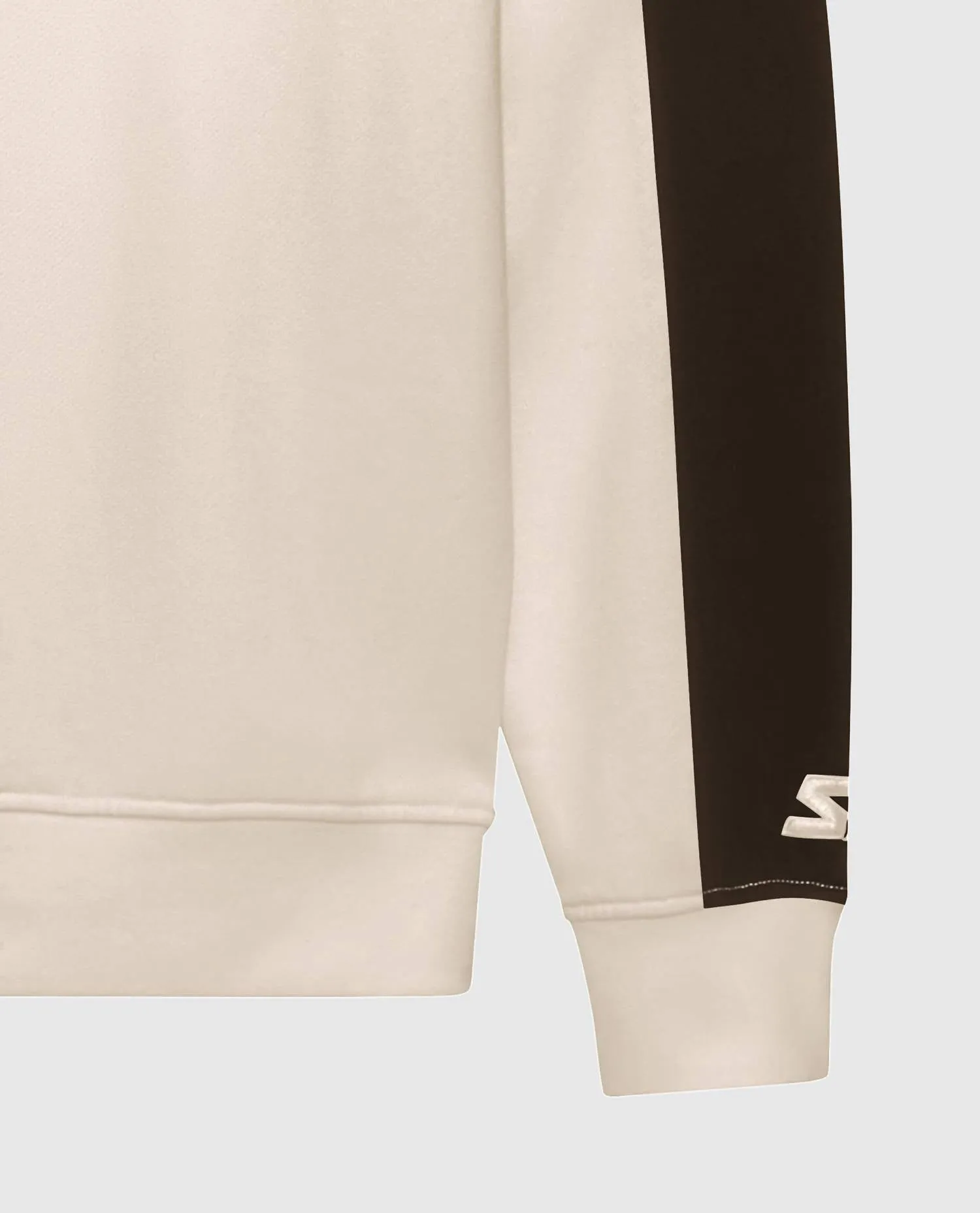 Men's Cleveland Browns Team Crew Long Sleeve Shirt In Cream