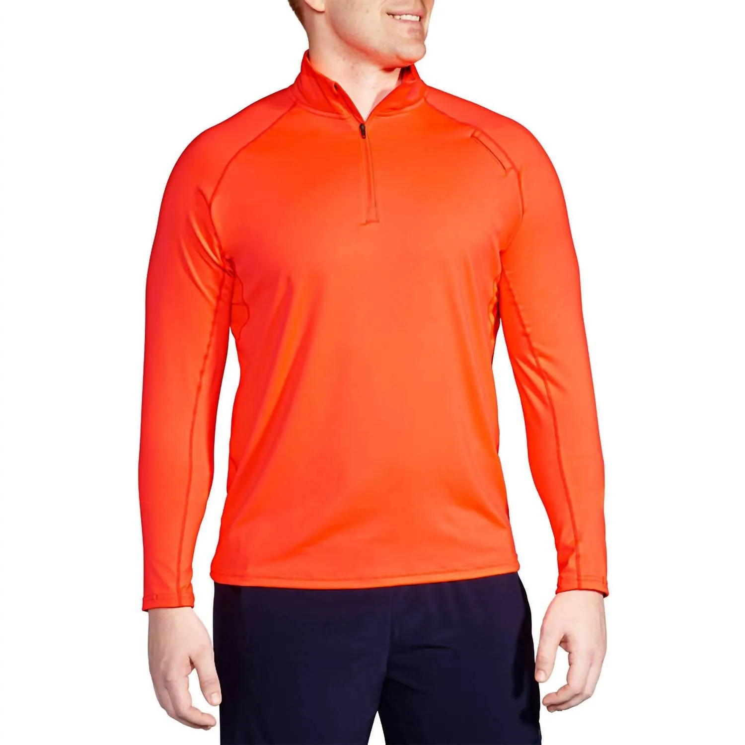 Men's Dash 1/2 Zip Pullover In Vivid Flame