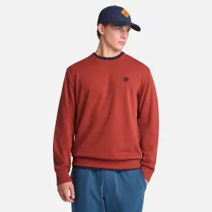 Men's Oyster River Chest Logo Loopback Crew Neck Sweatshirt