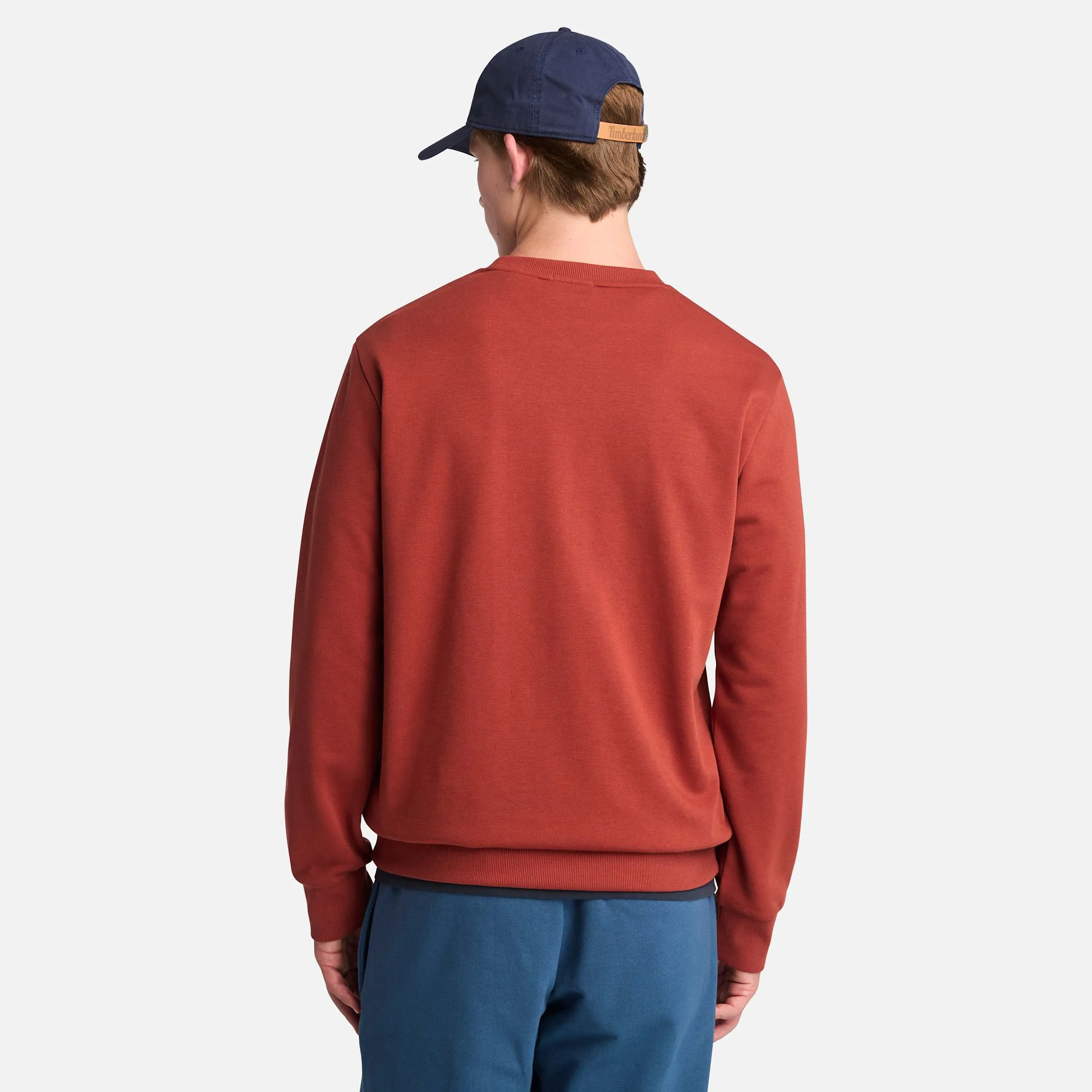 Men's Oyster River Chest Logo Loopback Crew Neck Sweatshirt