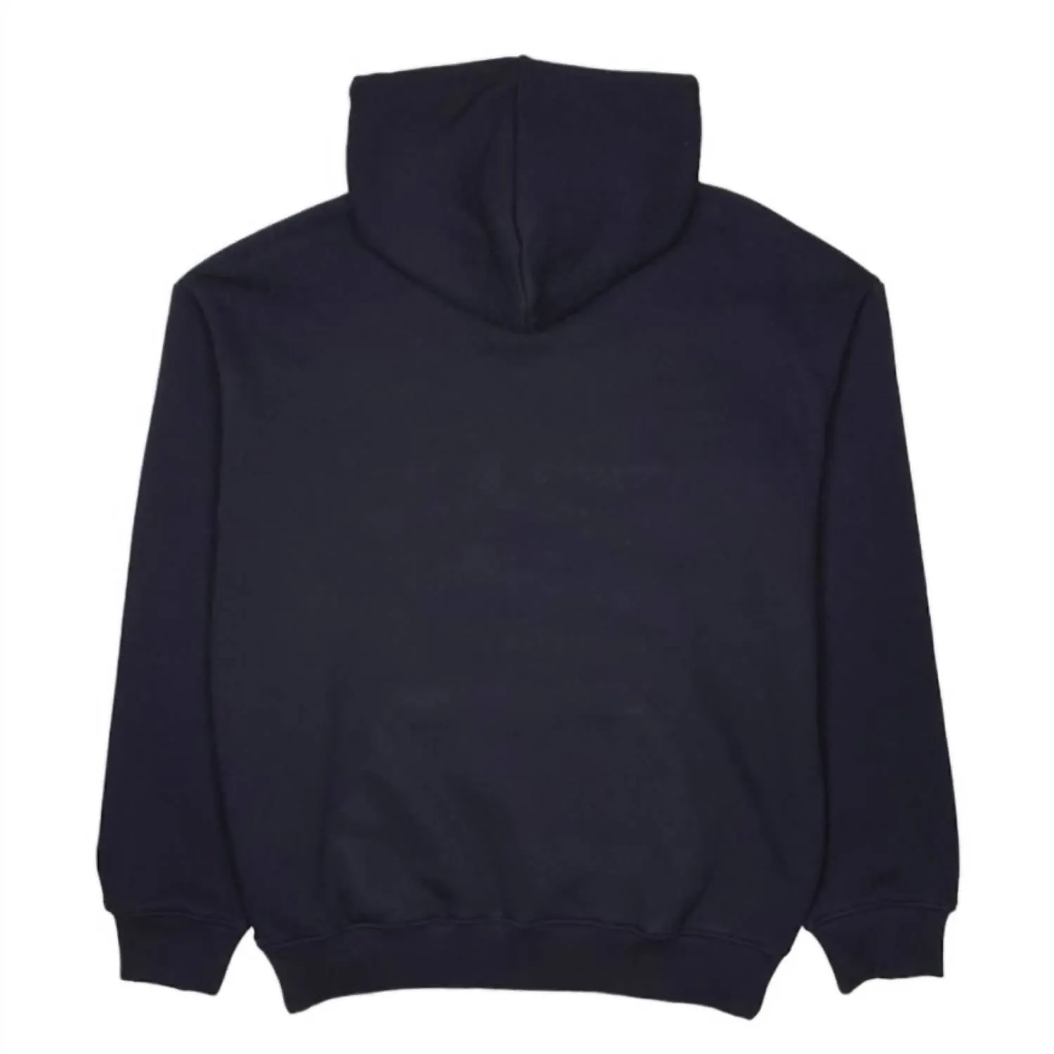 Men's Raised Hoodie In Black