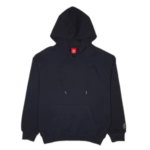 Men's Raised Hoodie In Black