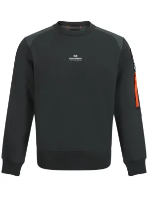 Men's Sabre Basic Sweatshirt Top In Black