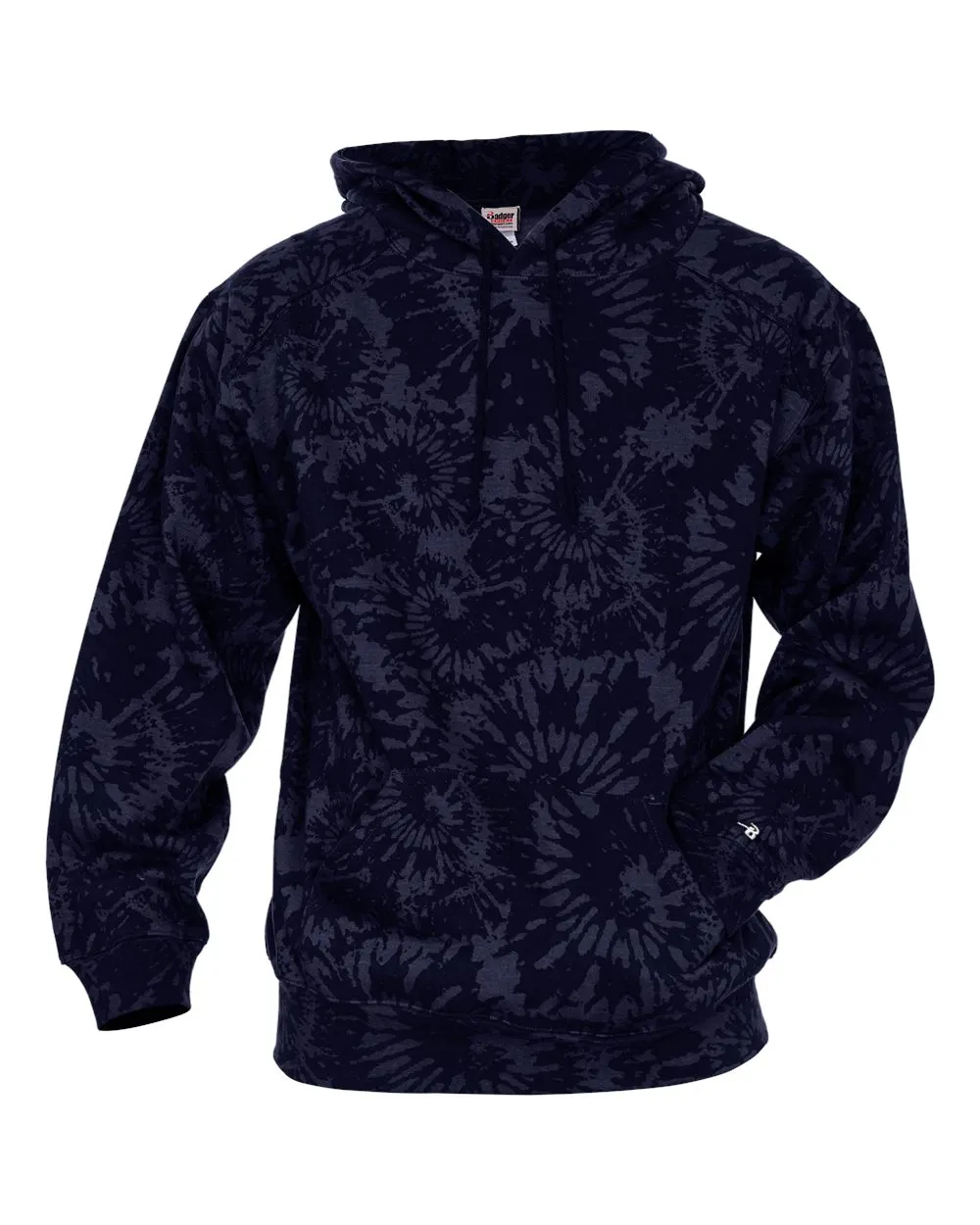Men's Tie-Dyed Triblend Hooded Sweatshirt