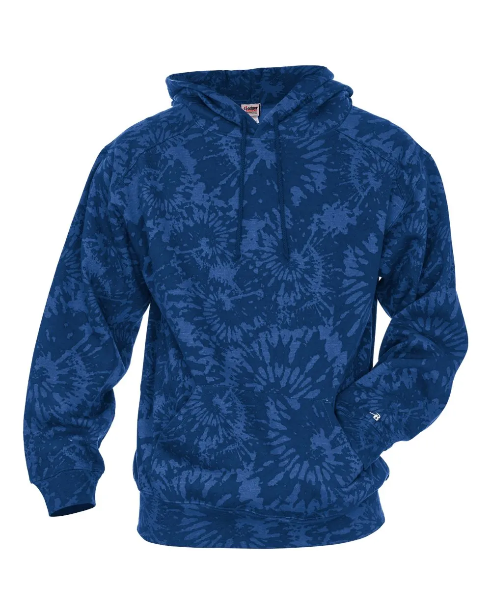 Men's Tie-Dyed Triblend Hooded Sweatshirt