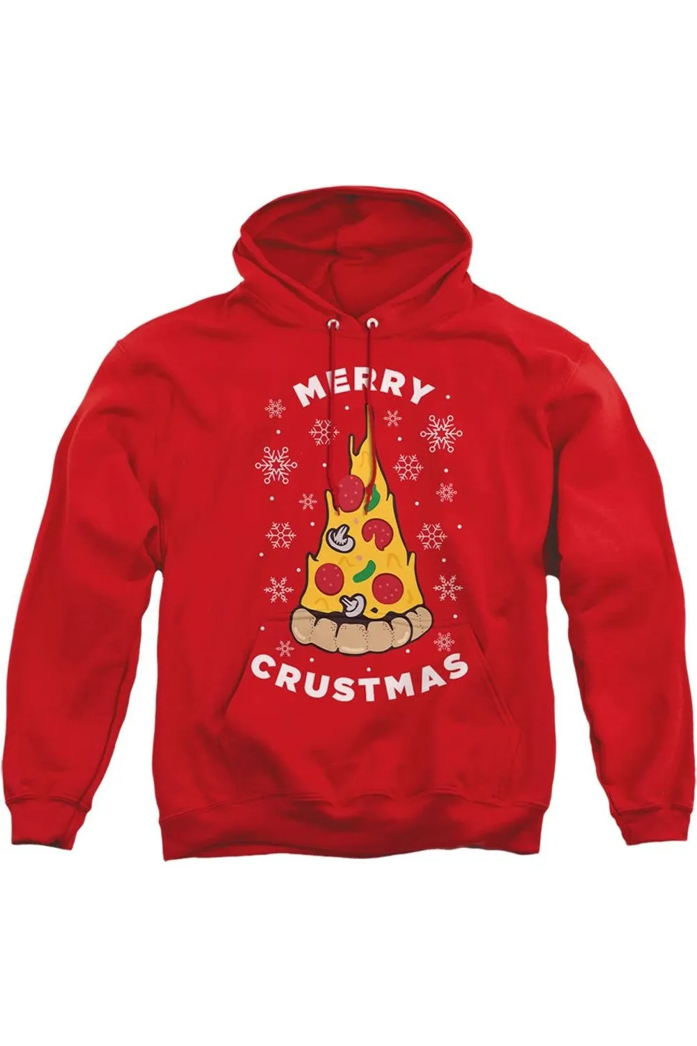 Merry Christmus Christmas Pizza Unisex Adult Pullover Hoodie