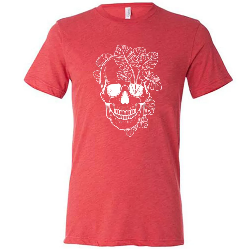 Monstera Plant Skull Shirt Unisex