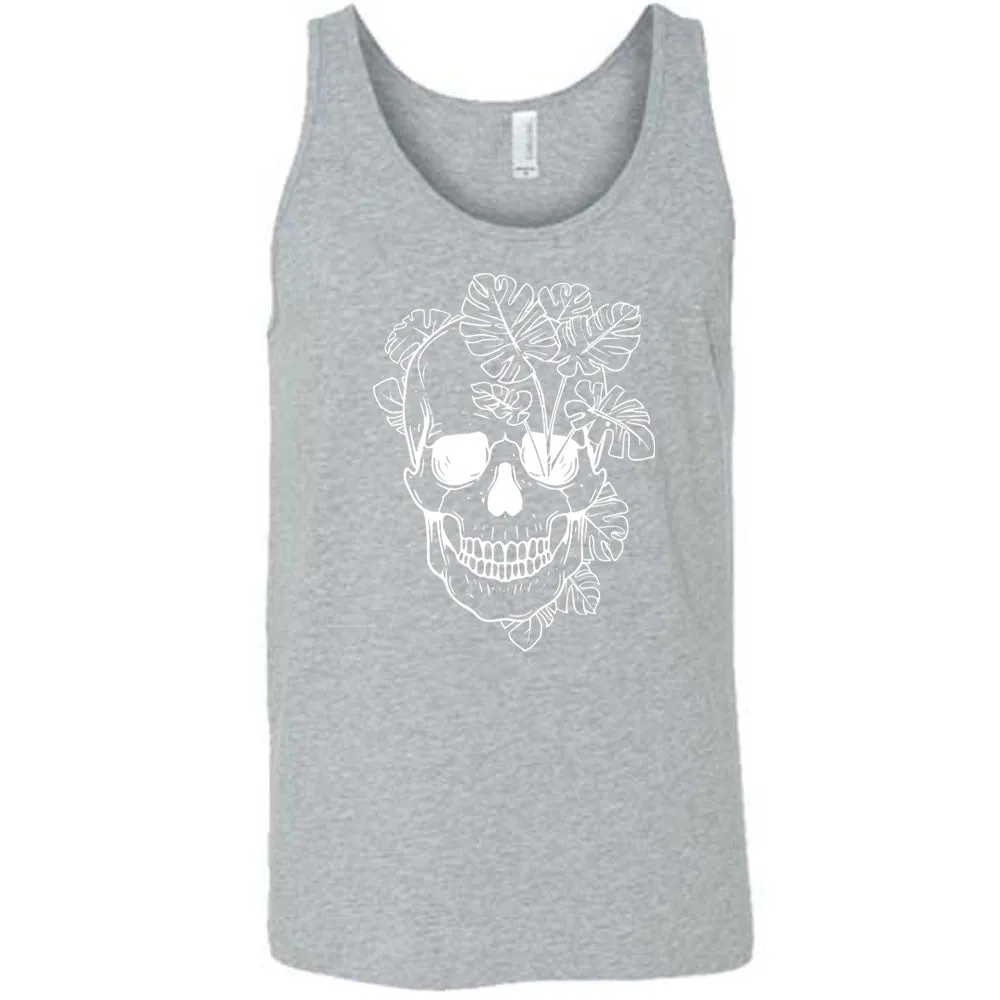 Monstera Plant Skull Shirt Unisex