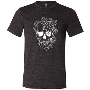 Monstera Plant Skull Shirt Unisex