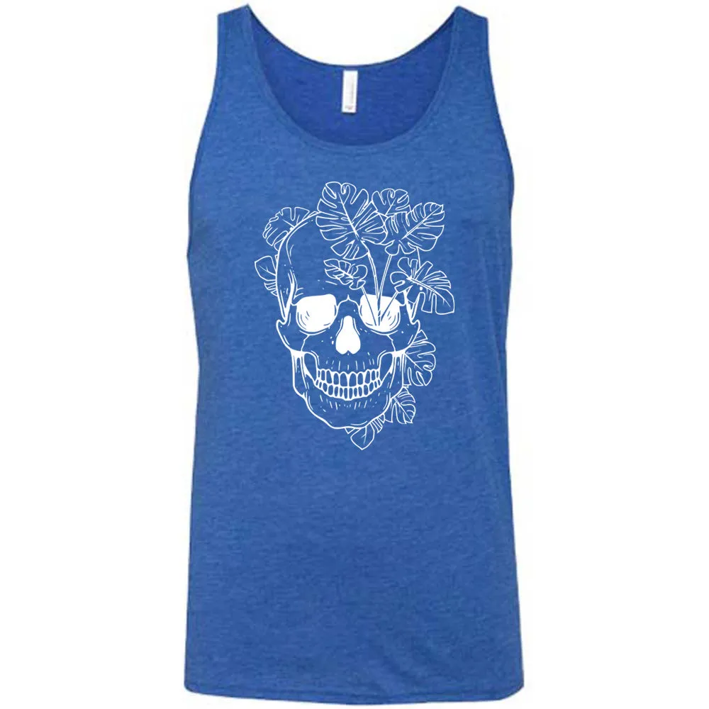 Monstera Plant Skull Shirt Unisex