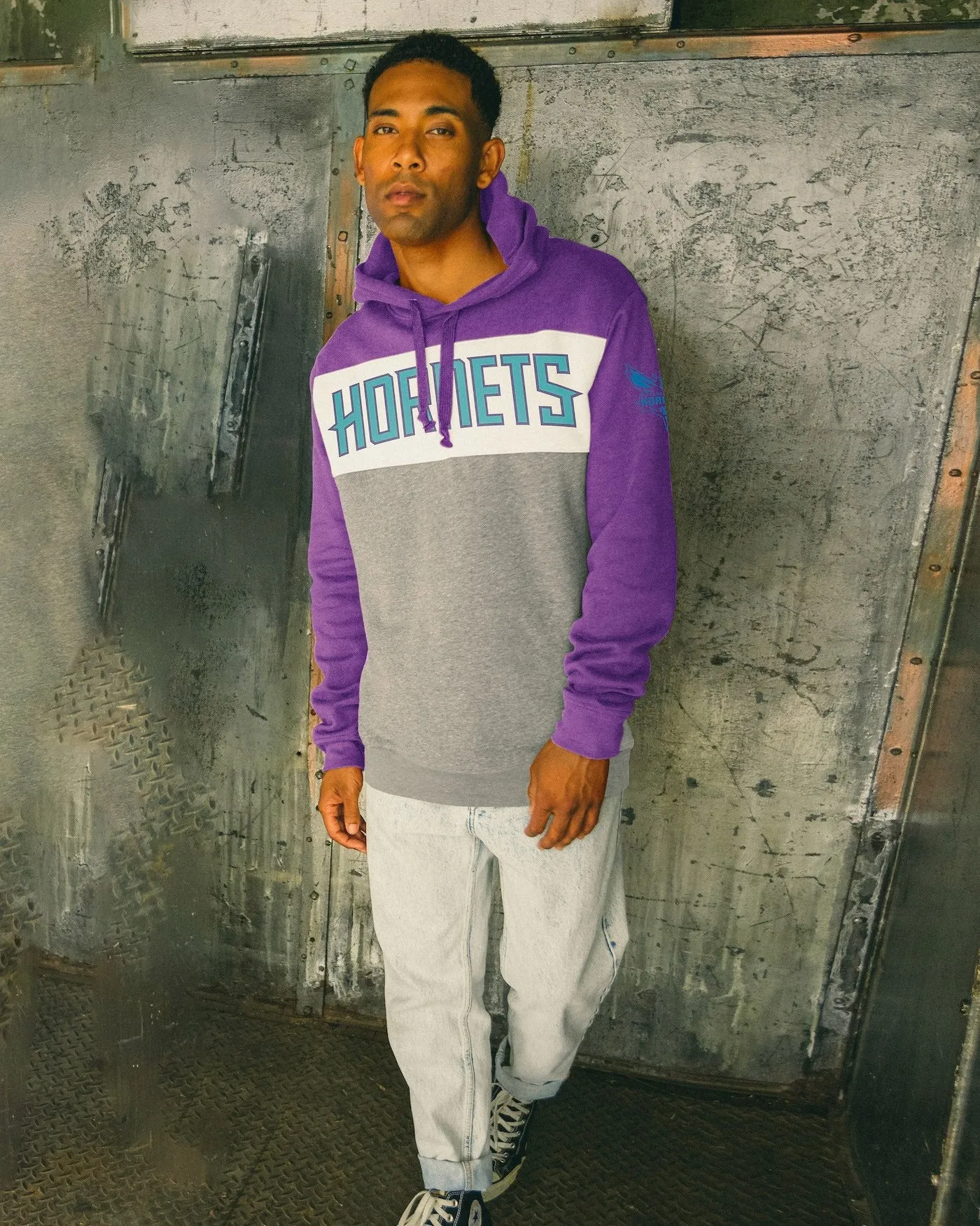 NBA Charlotte Hornets Colorblock Hoodie