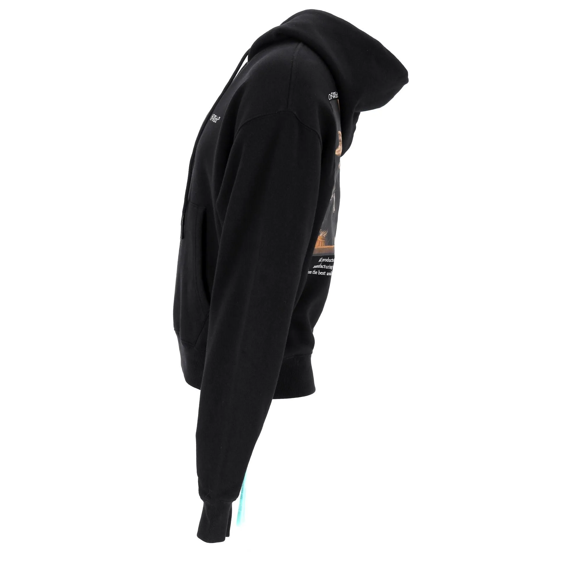 Off-White Caravaggio black Crowning print hoodie