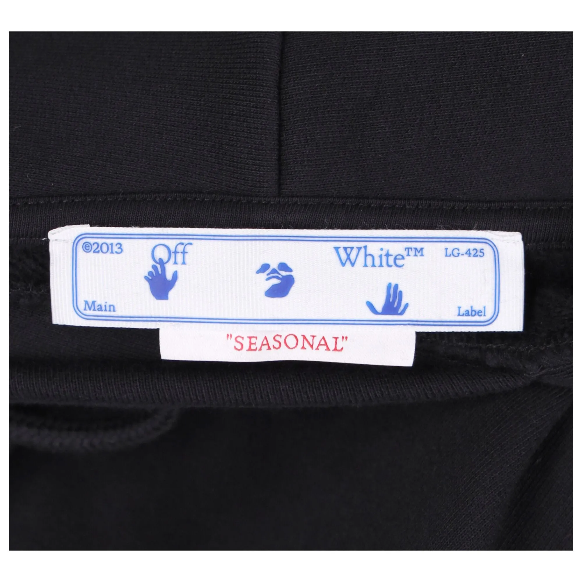 Off-White Caravaggio black Crowning print hoodie