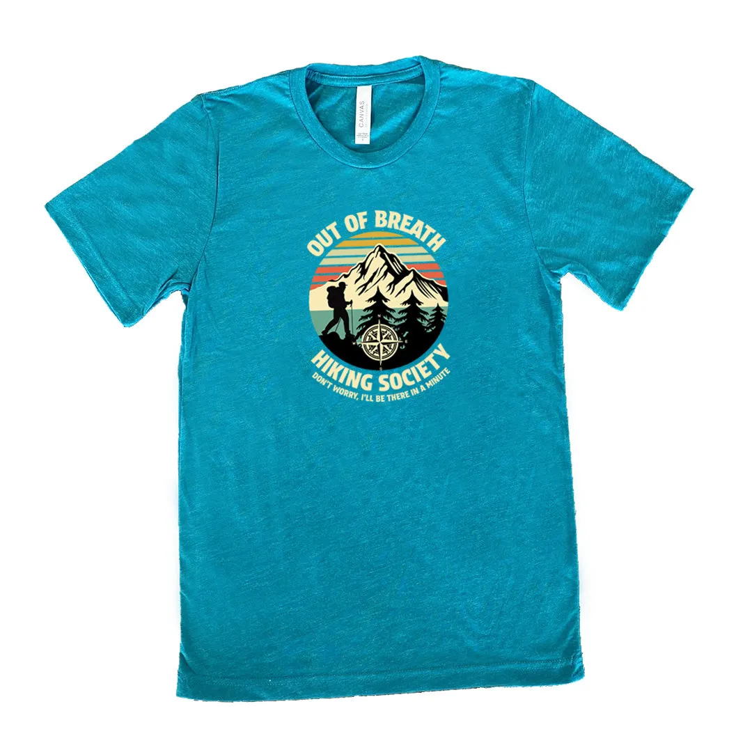 Out Of Breath Hiking Society Shirt Unisex