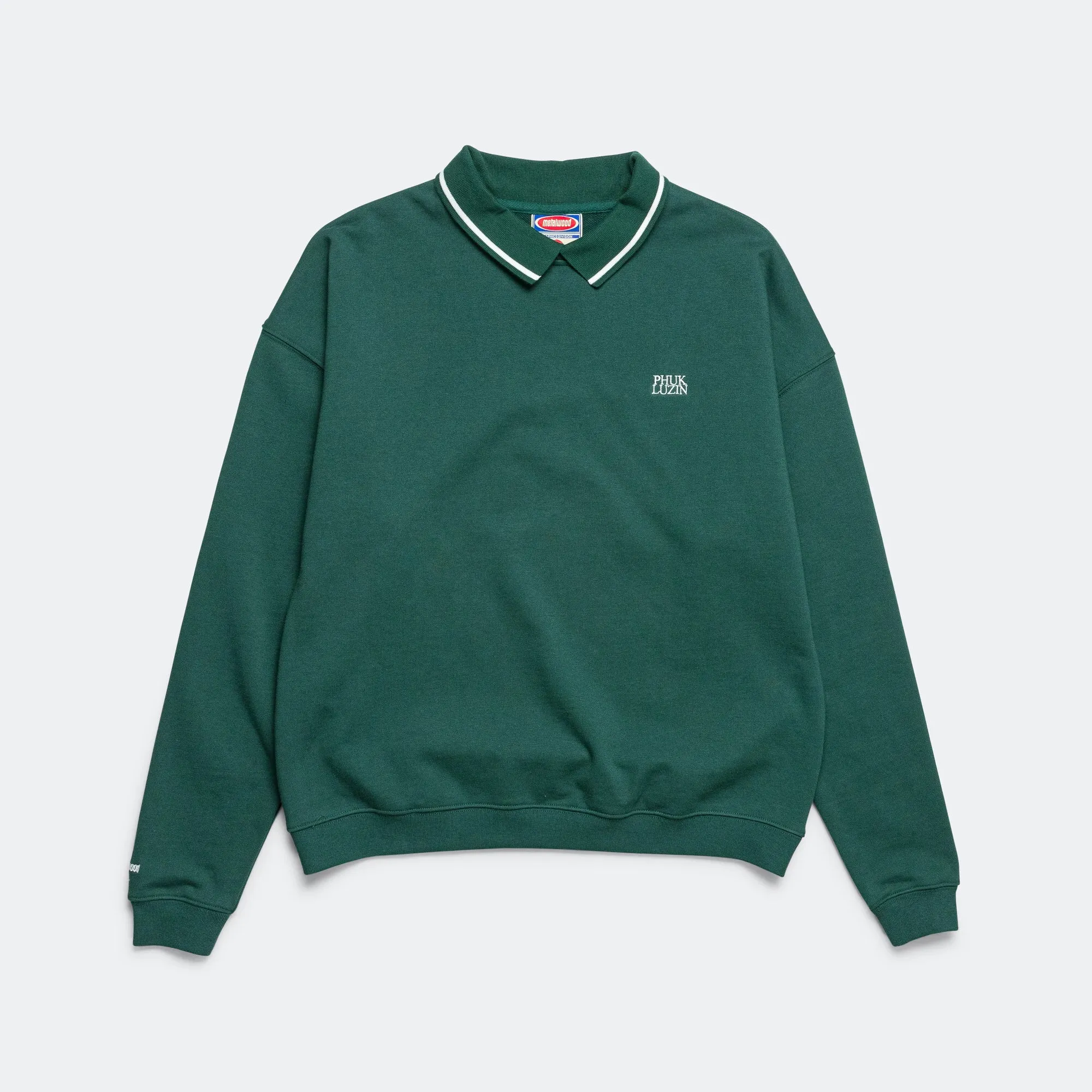 Phuk Luzin Collared Sweatshirt - Spruce