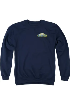 Polar Express Conductor Adult Crewneck Sweatshirt