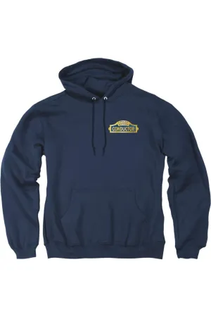 Polar Express Conductor Adult Pull Over Hoodie / Hooded Sweatshirt