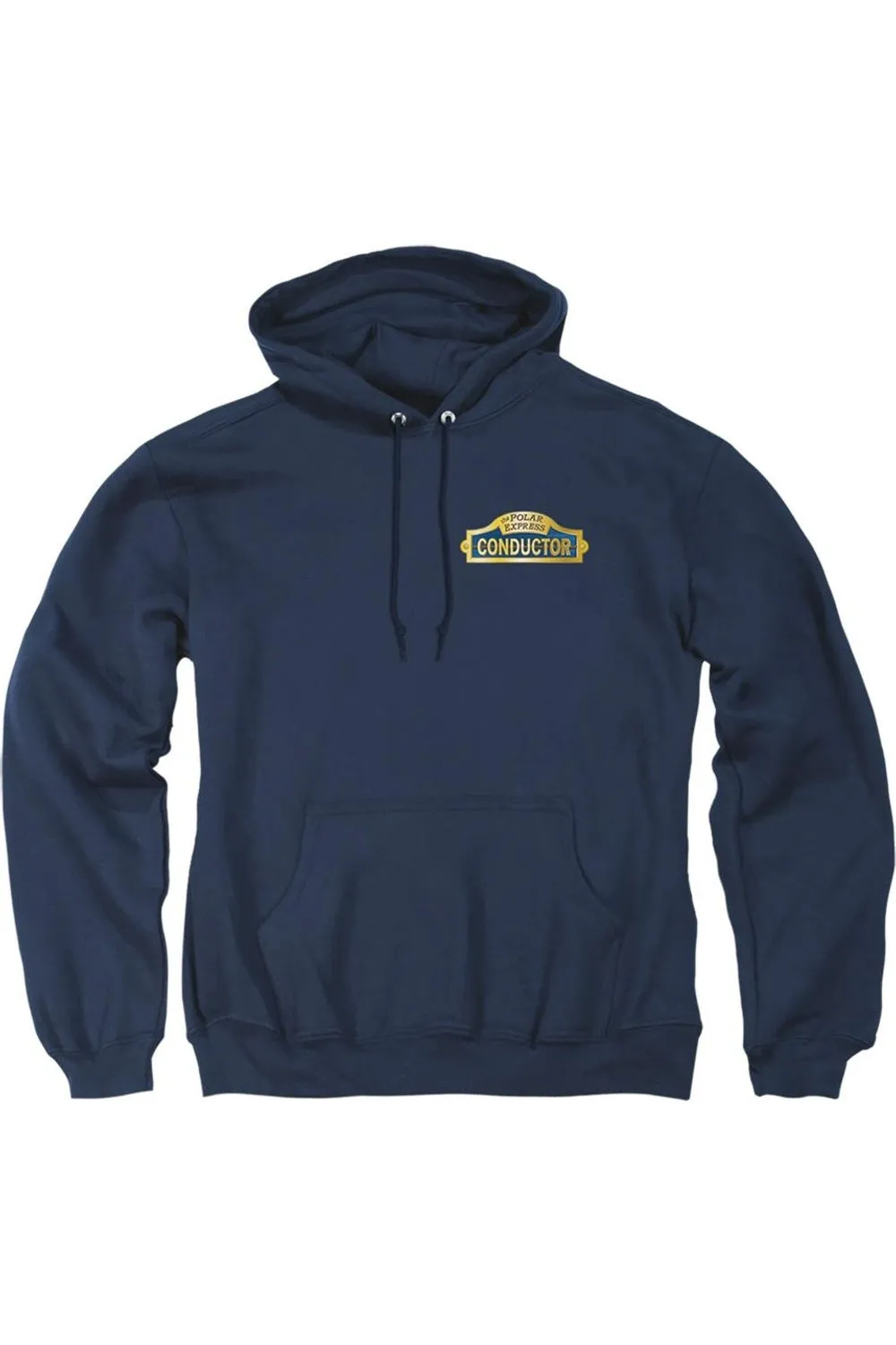 Polar Express Conductor Adult Pull Over Hoodie / Hooded Sweatshirt