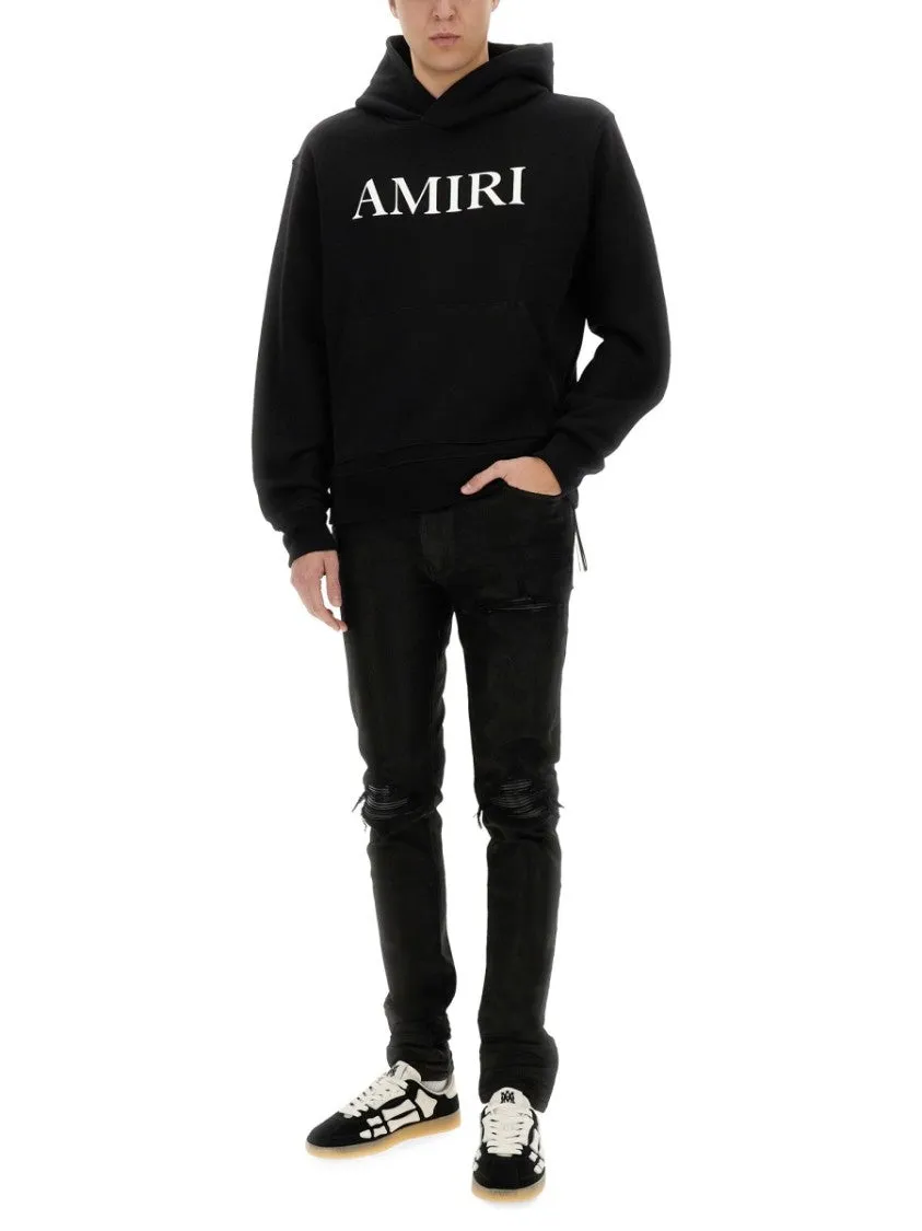 Relaxed-Fit Black Sweatshirt