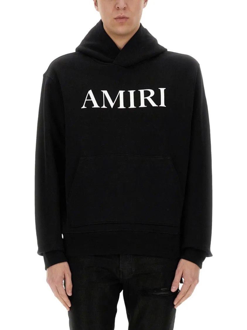Relaxed-Fit Black Sweatshirt