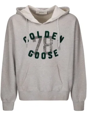 Relaxed-Fit Grey Hoodie