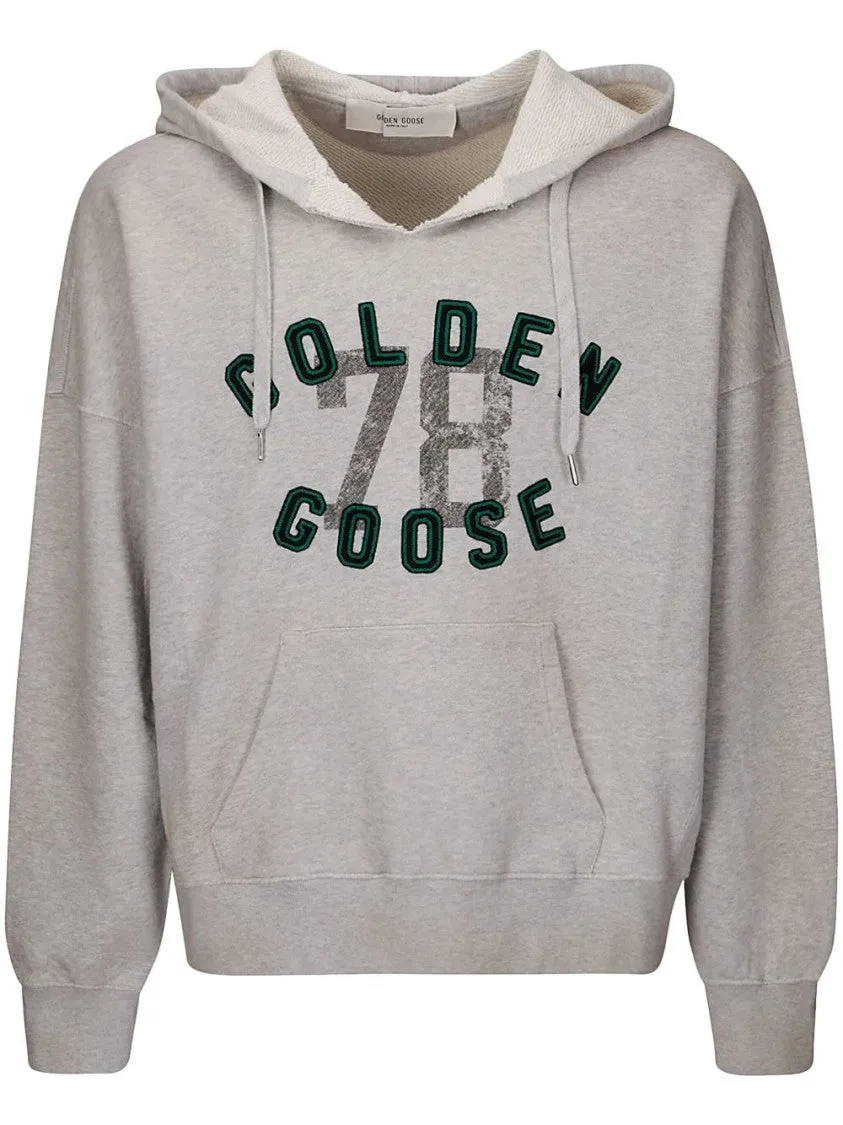 Relaxed-Fit Grey Hoodie