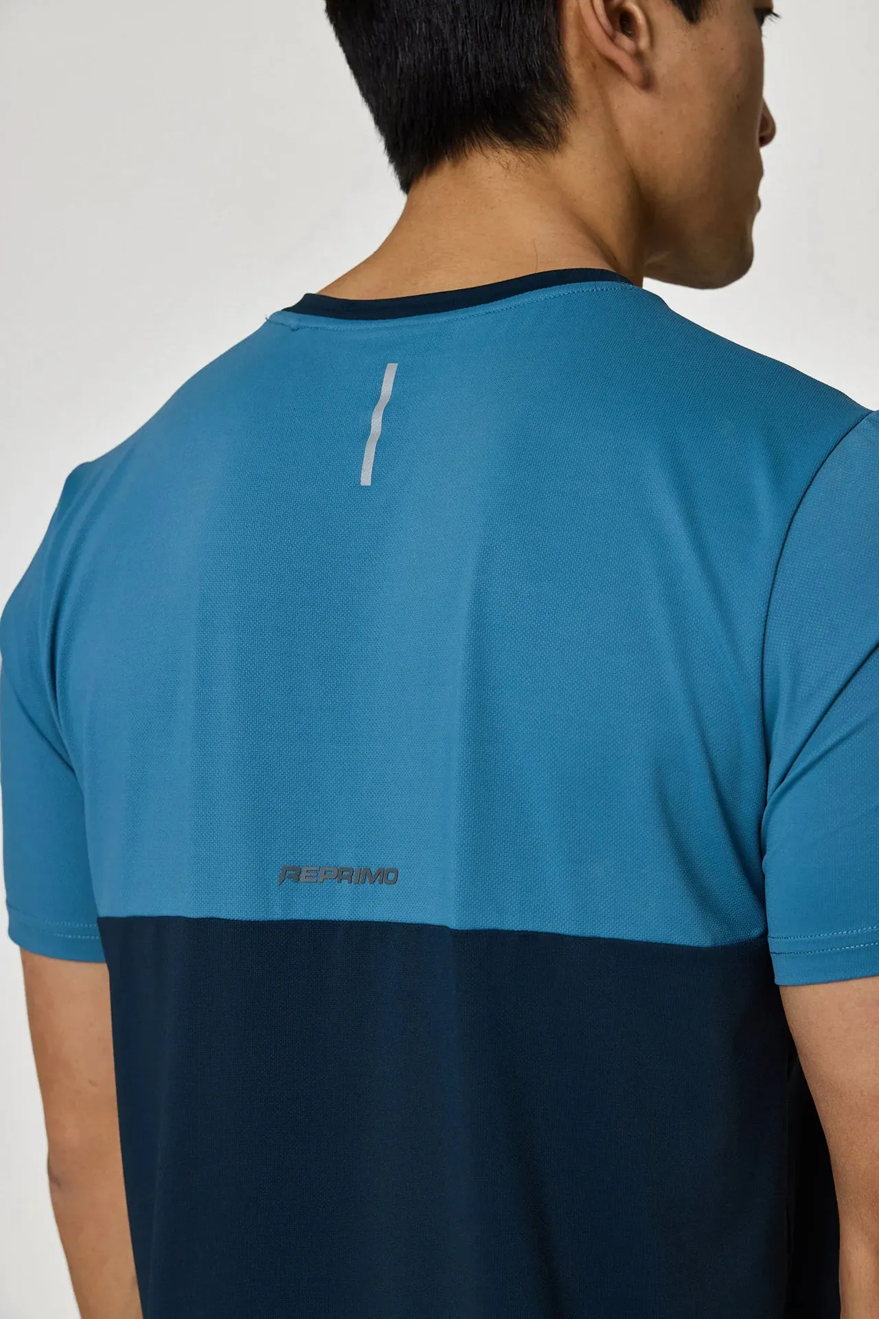 Reprimo Flight T Shirt - Dusky Cyan / Ink