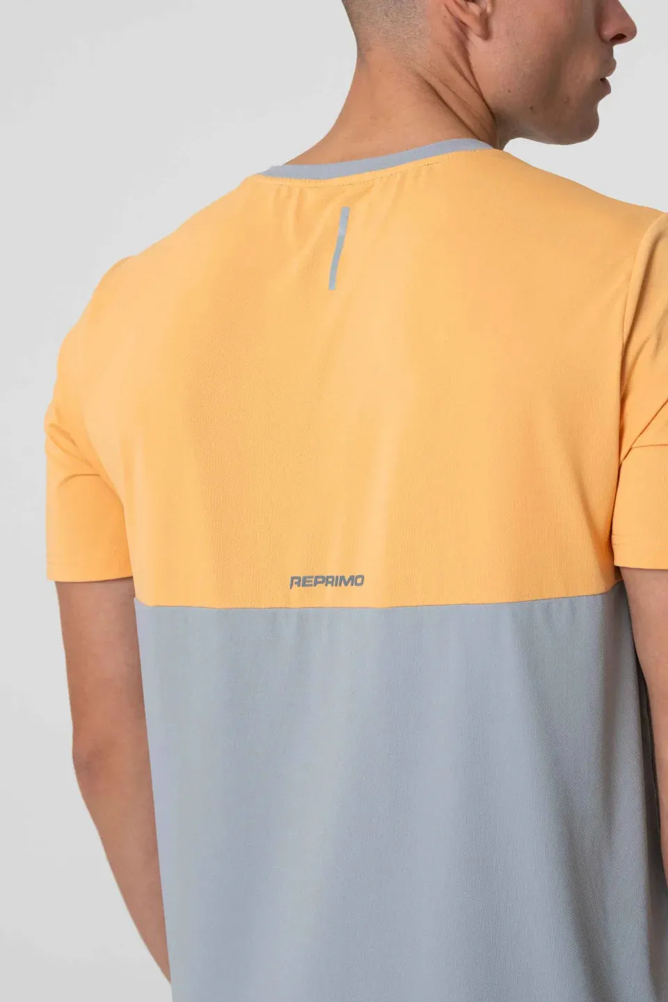 Reprimo Flight T Shirt - Grey / Peach