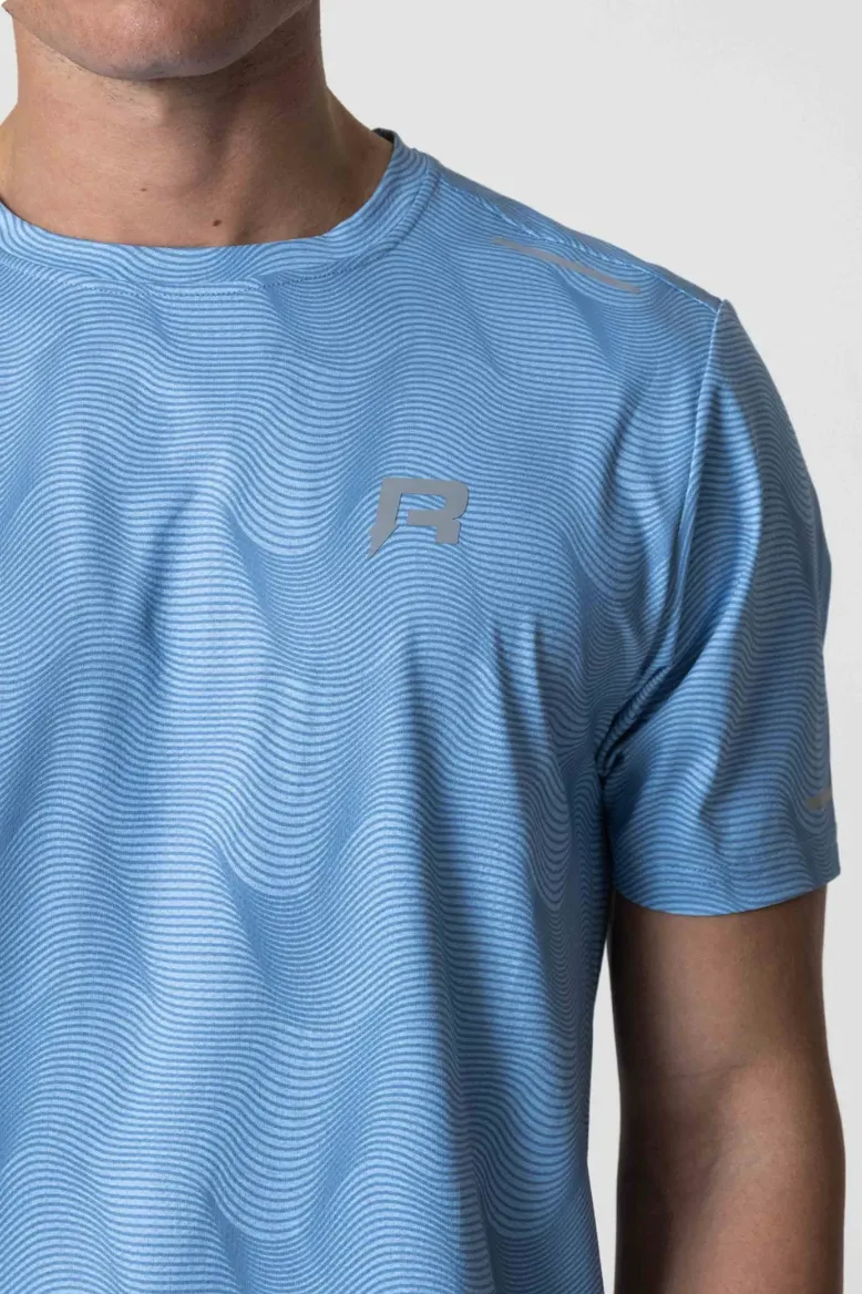 Reprimo Ripple T Shirt - Sky Blue