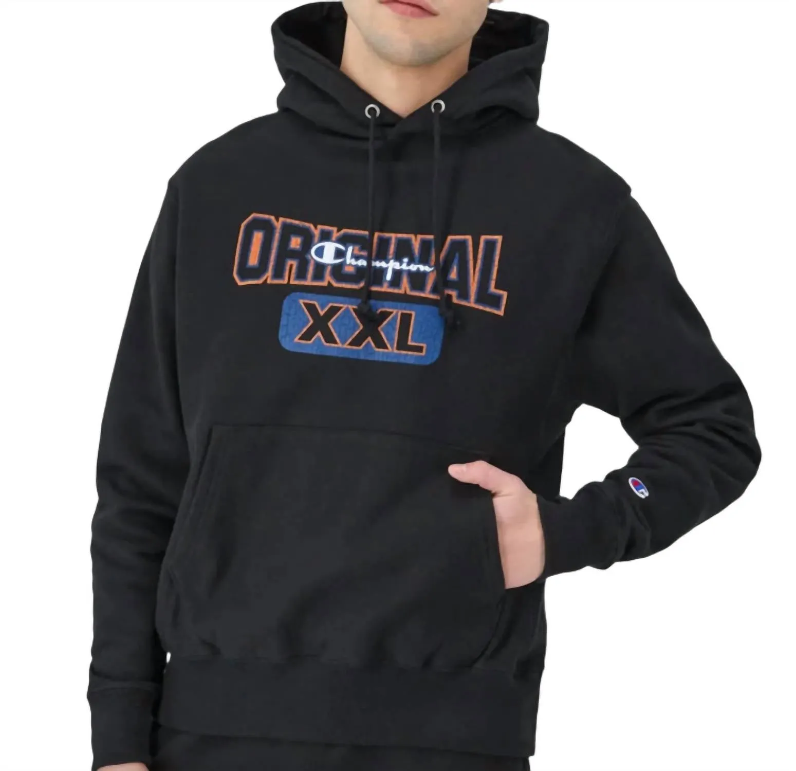 Reverse Weave Arena Hoodie In Original Xxl Black