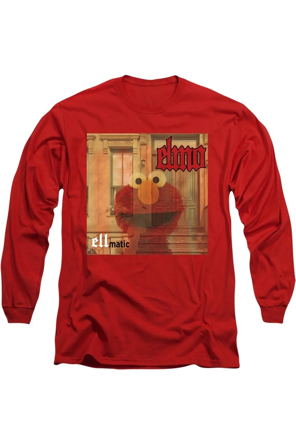 Sesame Street Ellmatic Long Sleeve Adult Tee / T-Shirt