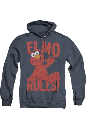 Sesame Street Elmo Rules Adult Heather Hoodie
