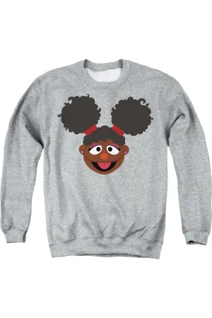 Sesame Street Gabrielle Face Adult Crewneck Sweatshirt