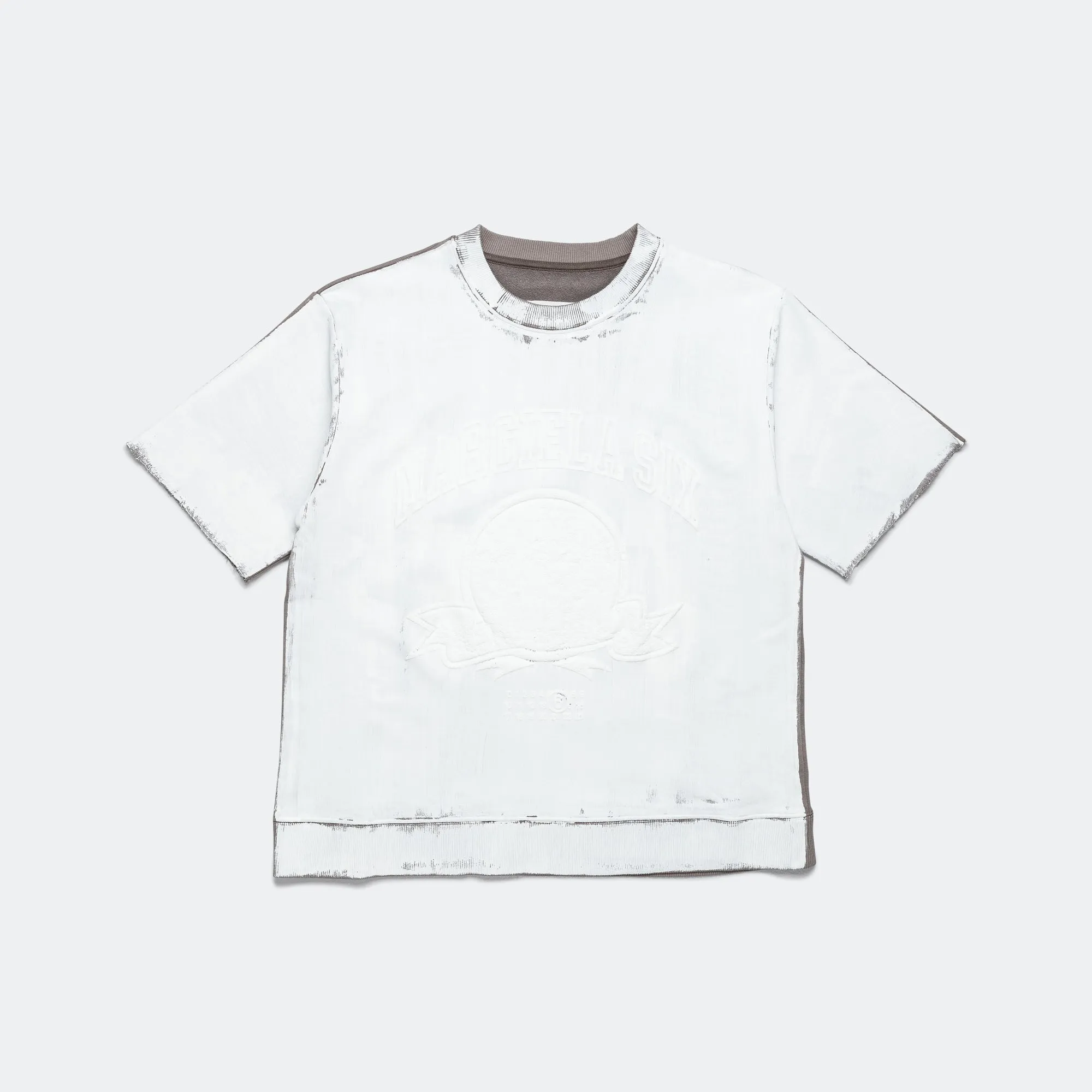 Short Sleeve Sweatshirt - Taupe